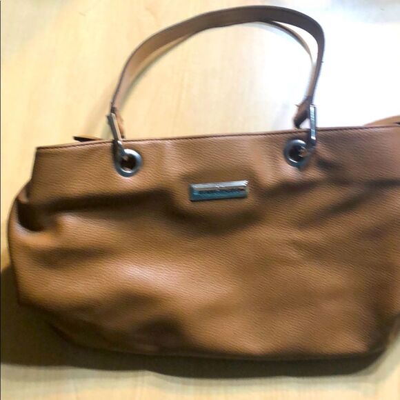 Kenneth Cole Reaction Tote Tan Hobo Bag - Picture 2 of 9
